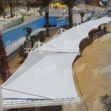 Water-Proof Pvdf Tensile Landscape Tent Membrane Structure Hotel Tent For Resort photo-2