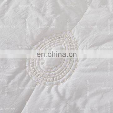 Melange Texture Microfiber Bedspread Sheet Set Washable Lightweight Coverlet Bedding Set photo-4