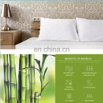 Comfortable Breathability Odors Resistant 100% Bamboo Fiber Durable Pillowcases Sets photo-6