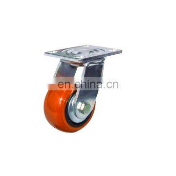Korea Style Heavy Duty PVC Medical Bed Scaffold Fixed Swivel Castor Trolley Wheel photo-3