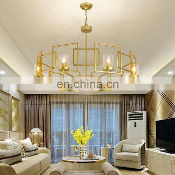 Nordic chandelier living room lamp personality creative restaurant lighting LED bedroom villa hotel lighting