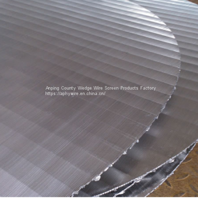 Vibrating sieve screen, v wire screen panel