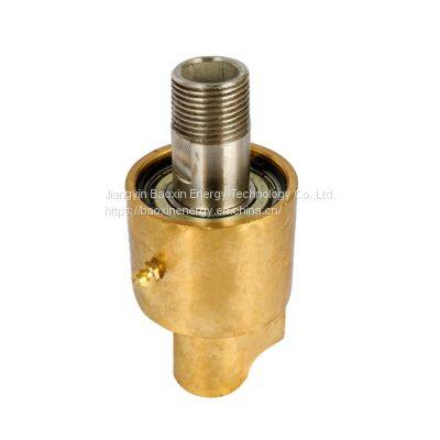 50A Npt Male Thread Brass Water Rotary Union Quick Couple Joint photo-3