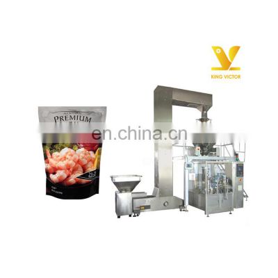 High quality price frozen seafood shrimp packing packaging machine