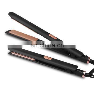 planchas de cabello titanium / Rose Gold & Black Custom Flat Irons Cheap Hair Straightener