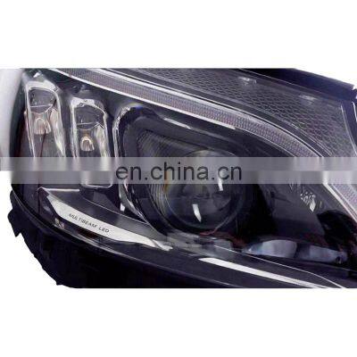 Upgrade to Full LED Headlamp Headlight With Dynamic and With a Touch of Blue for Mercedes Benz C Class W205 Head Lamp 2015-2021 photo-2