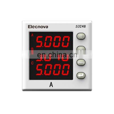 S3I48 Panel Mounted LED Display 3 Phase Current Digital Ampere Meter photo-2