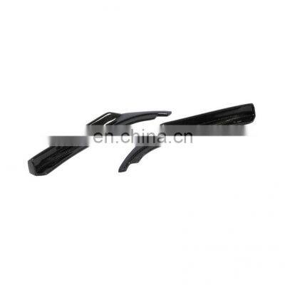 Carbon Fiber Car Rear Splitter for Infiniti Q50 Hybrid Sedan 4-Door 14-17 photo-4