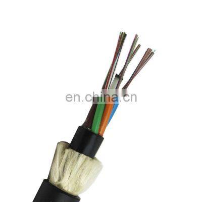 12 24 48 72 96 144 192Core Aerial Single Mode Price Per Meter Aramid Coaxial Fibra Optica Adss Fiber Optic Cable