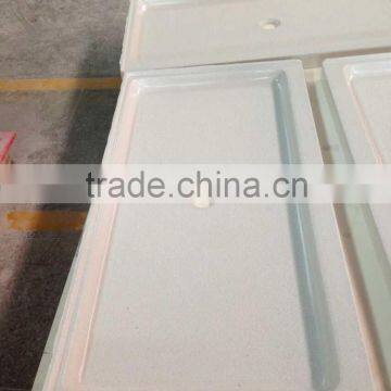 Cast Marble Rectangle Shower Base, Shower Pan photo-4