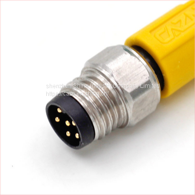 M8 Overmolded Waterproof Cable Connector Straight Male Female Plug | China Factory photo-5