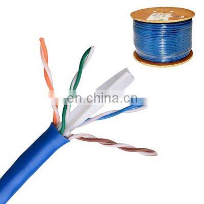 Shenzhen communication  cable  factory for indoor cat6 cable full copper CCA network cable