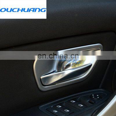 4pcs ABS Chrome Interior Door Handle Bowl Trim Cover Sticker For BMW 3 4 Series F30 F32 F35 316i 318i 320li Accessory photo-2