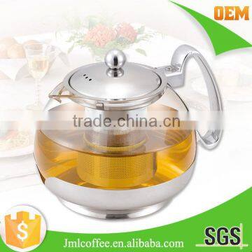 tea maker with SS 304 tea infuser, ,metal tea pot ,Tea Pot Set,Stainless Steel Tea pot