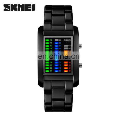 SKMEI 1103 Electronic LED Water Resistant Digital Wristwatch Men 50M waterproof Wristwatches Brand Men luxury creative Watches