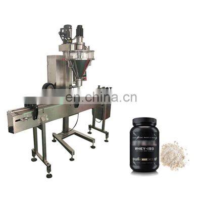 Powder Filling Machine Automatic Coffee Flour Chilli Spices Cosmetic Powder Filler For Bottle