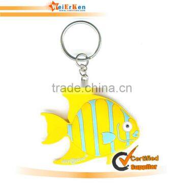 2014 china promotion soft PVC fish shape Keychain