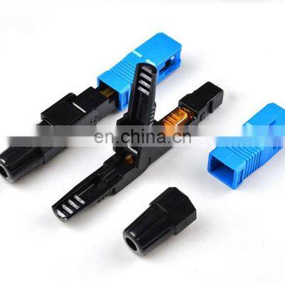 Factory Price Telecommunication FTTH SC APC UPC Optical Fiber Fast Connectors