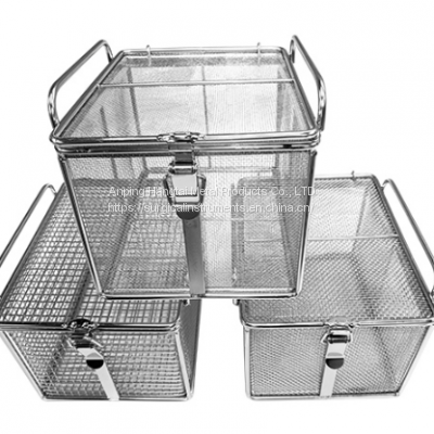 Ultrasonic Cleaner Trays Stainless steel Mesh immersion ultrasonic basket for Ultrasonic Cleaner Cleaning Basket Accessories