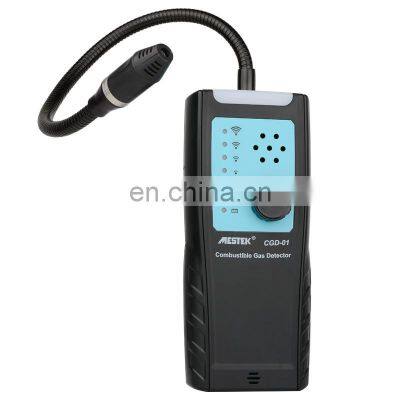 Combustible Gas Analyzer 0-100LEL% Port Flammable Natural Gas Leaking Detector Meter Tester Sound Alarm CGD01