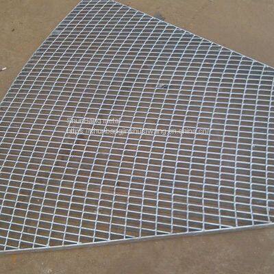 Hot galvanized steel grating