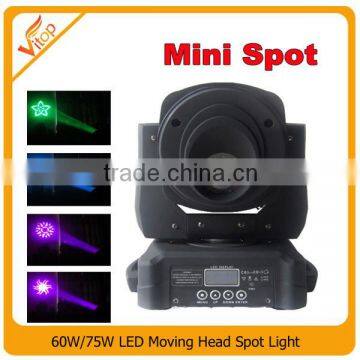 Led 60W Gobo Moving Light, Mini Moving Head LED 60W Spot light