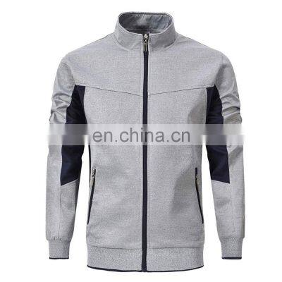 Custom Blank Sportswear Cotton&Polyester Zipper Jackette Mens Jogger Tracksuit For Men photo-3