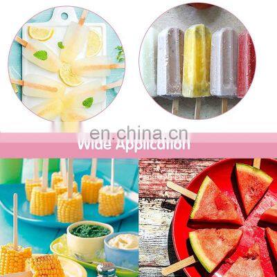 Yada Disposable Biodegradable Natural Wood Custom Print Popsicle Magnum Ice Cream Sticks With Logo photo-5