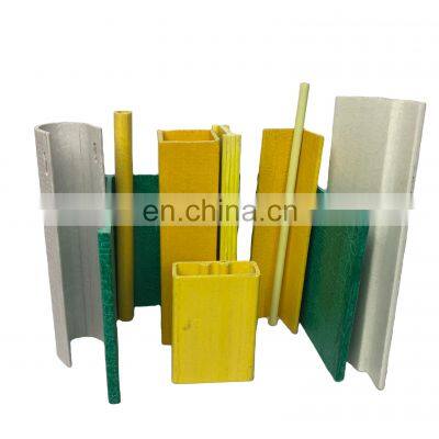 Hot sell high strength frp fiberglass pultrusion rectangle tube fiberglass pultruded tube