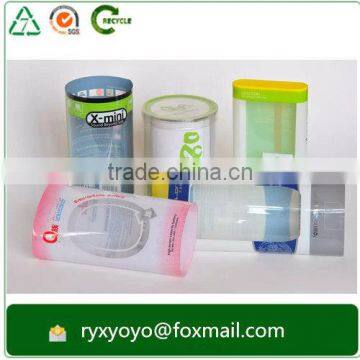 2016 high quality eco small clear plastic packaging boxes with hinged lids