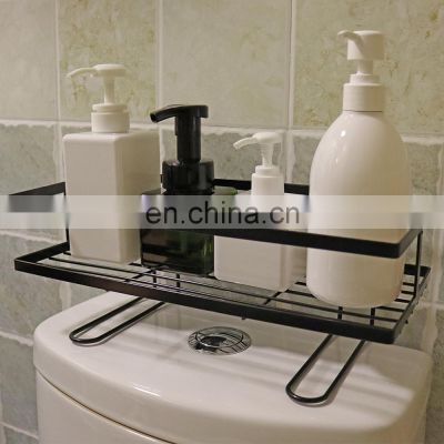 Bathroom storage rack metal shelf over toilet space saving storage Organizer