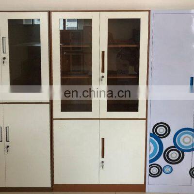 Hot Sale Filing Cabinets Metal 2 Double Swing Door Steel Storage Filing Cabinet photo-4