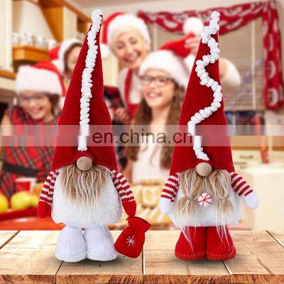 Christmas Faceless Gnome Santa Xmas Tree Hanging Ornament Doll Decoration For Home Pendant Gifts Drop Xmas Ornaments Party photo-2