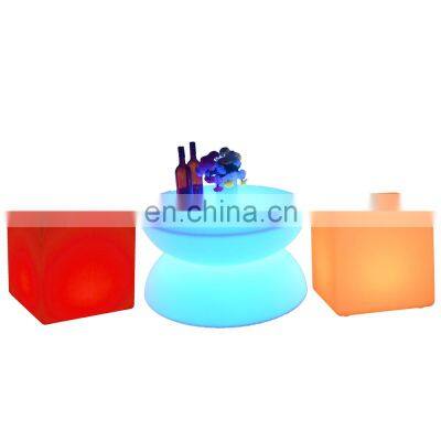 led bar furniture rentals party tables rgb light cube lighting up giardino chair cube