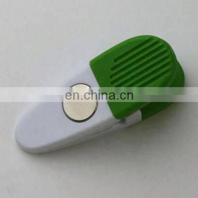 Promotional Wholesale Plastic Magnetic Paper Clip Holder With Custom Logo photo-5