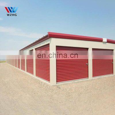Light Steel Gable Garden Sheds Storage Outdoor Tool Cabinet Steel Workshop Storage House Car Parking photo-5