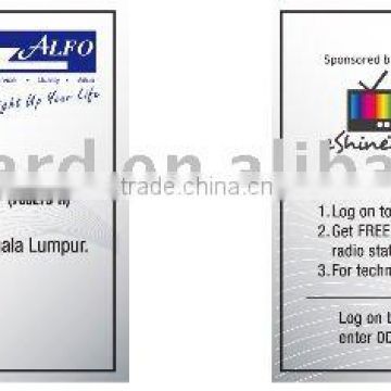 PVC business card/plastic name card