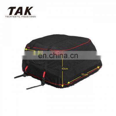 19 Cubic Ft Rooftop Cargo Carrier Bag Waterproof Luggage Carrier for SUVs Roof Top Storage Soft Cargo Bag Luggage Travel Bag