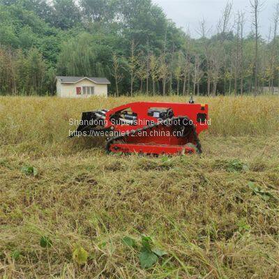 radio controlled mower, China remote mower price, robotic brush mower for sale