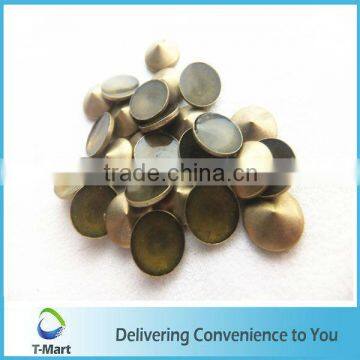 decorative cone hot fix copper studs for bags