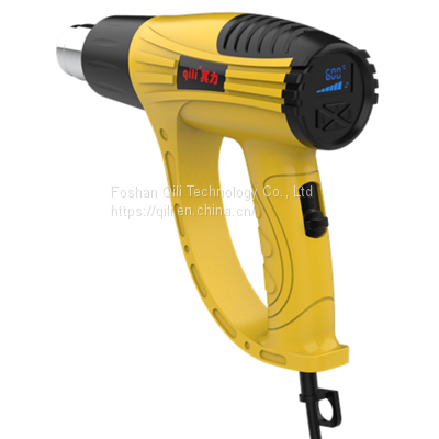 Qr-612A Qili Hot Sell Button Intelligent Temperature Control LCD Digital Display Hot Air Gun