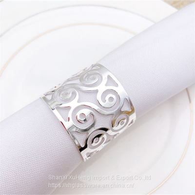Manufacturer Wholesale Stock Hotel Banquet Event Stainless Steel Metal Napkin Rings photo-4