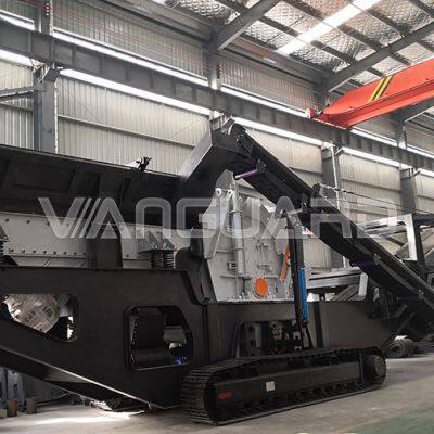 China Hot Sale Mobile Tracked Energy Saving Rock Granite Limestone Stone Impact Crusher Screening Plant Manufacturer photo-3