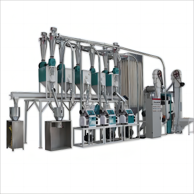 Automatic 20tpd Wheat Maize Corn Semolina Rice Roller Flour Griding Machine Wheat Flour Mill Milling Machine photo-4