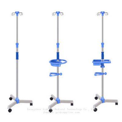 Mobile 4 Hooks Infusion Stand，IV Pole, IV Stand photo-2
