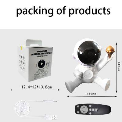 Ice Cream Astronaut Nebula Projector Galaxy Star Projector Led Night Light Starry Sky Projection Lamp Novelty Gifts For Kids photo-6