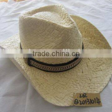 cool black cowboy straw hats