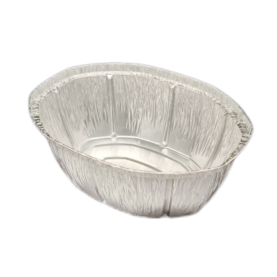 Extra Deep 2350ml Oval Foil Tray Disposable Food Container for Cooking Grilling and Storage photo-2