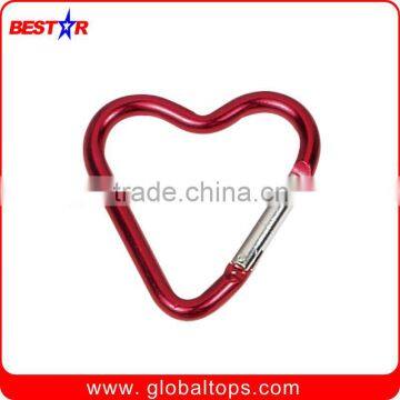 Heart Shaped Alumium Carabiner