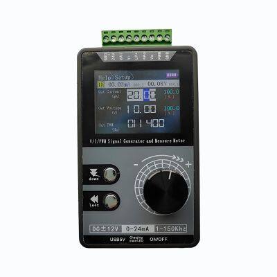 Portable Precision Current Voltage 0-20mA 4-20mA 0-10V Source Simulator Signal Generator Calibrator